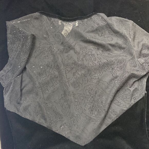 Vintage Connected Velvet Woman Dress Size 6 - Picture 10 of 12